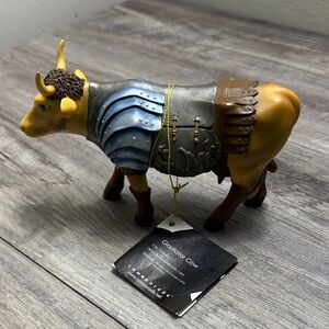 Gladiator Cow Figurine Cow Parade with tag I ship the day you purchase ART